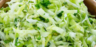 легкий капустный салат